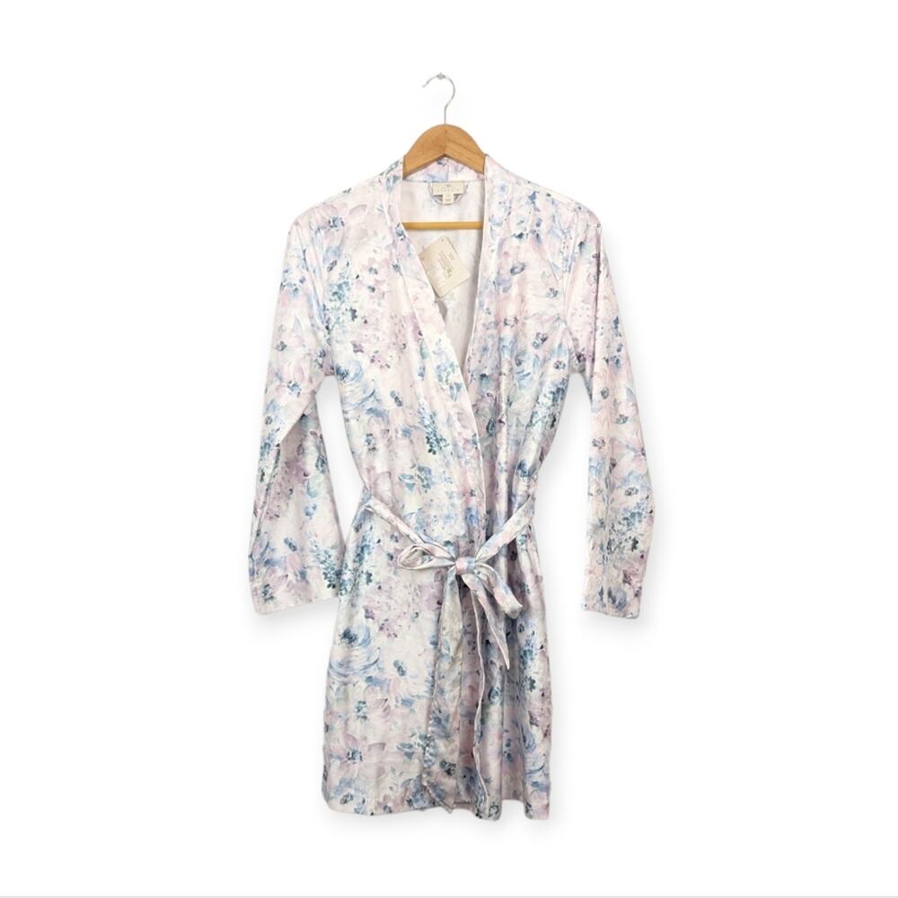 NWT Hotel Collection Classic Floral Kimono Robe Size S/M